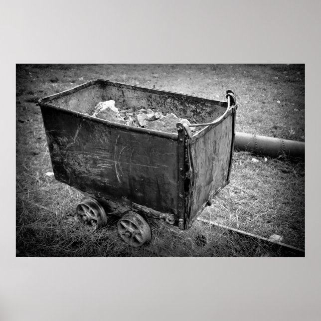 Old Ore Cart Poster (Front)