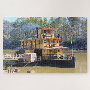 Old paddlesteamer, Echuca, Australia  Jigsaw Puzzle