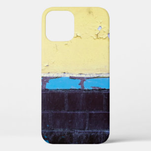 Old painted damaged concrete wall. Texture. Abstra iPhone 12 Case