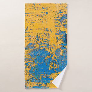 Old painted wall - texture, background. abstract, bath towel
