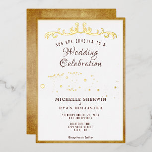 Old Paper Ornament Romantic Old Fashion Wedding