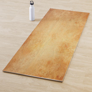 Old Paper Textured Look Fitness Elegant Template Yoga Mat