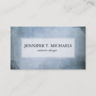 old paper with watercolor business card