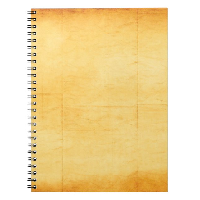 Old paper yellow paper texture notebook (Front)