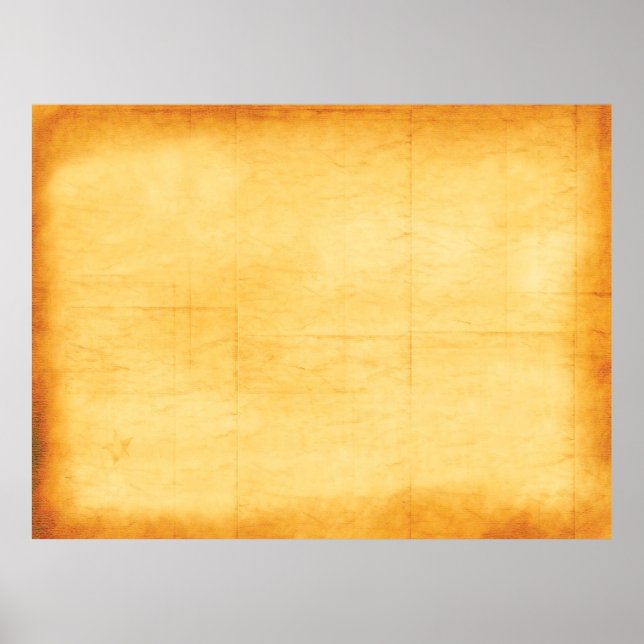 Old paper yellow paper texture poster (Front)