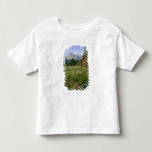 Old Park Service cabin in the Cut Bank Valley Toddler T-Shirt