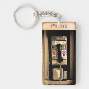 Old Pay Phone Key Ring