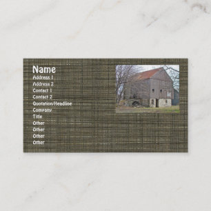 Old Pennsylvania Bank Barn Business Cards