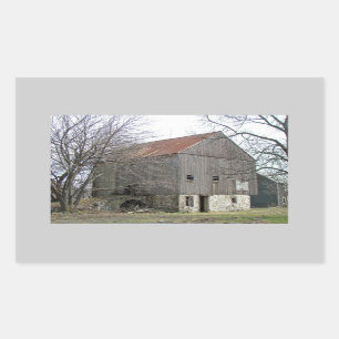 Old Pennsylvania Bank Barn Rectangular Sticker