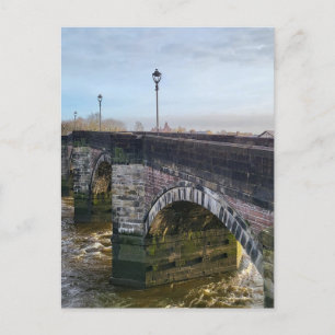 Old Penwortham Bridge  Postcard