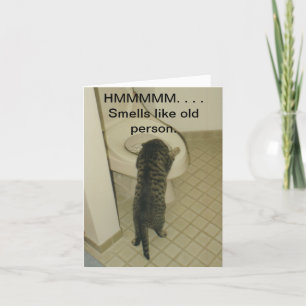 old person birthday card