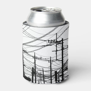 Old Phone and Power Lines Can Cooler