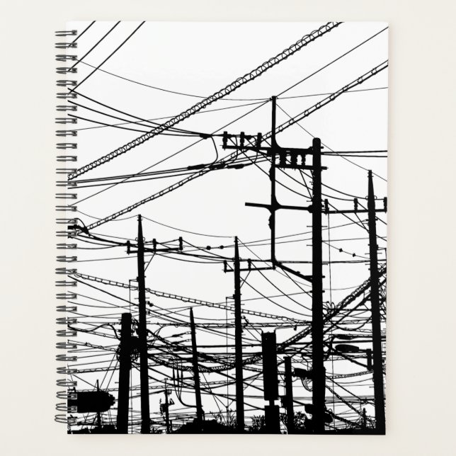 Old Phone and Power Lines Planner (Front)