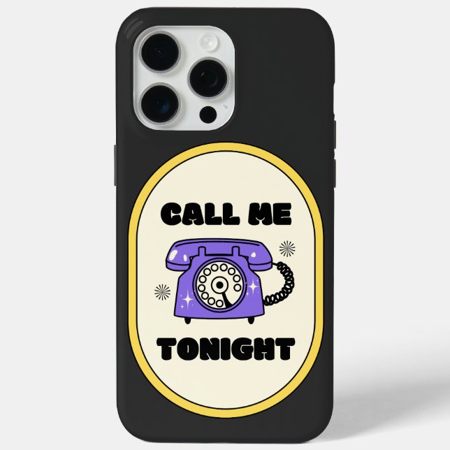 old phone, call me tonight Case-Mate iPhone case (Back)