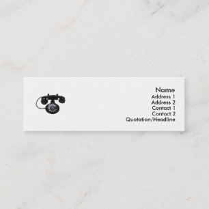 Old Phone Profile Card