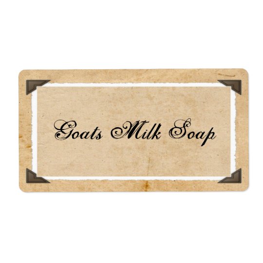Old Photo Product Label Shipping Label