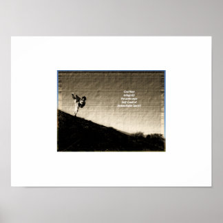 'Old photo' Taekwondo tenets poster