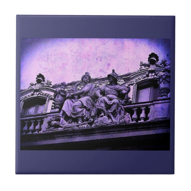 Old Photo Versailles Ceramic Tile (Front)