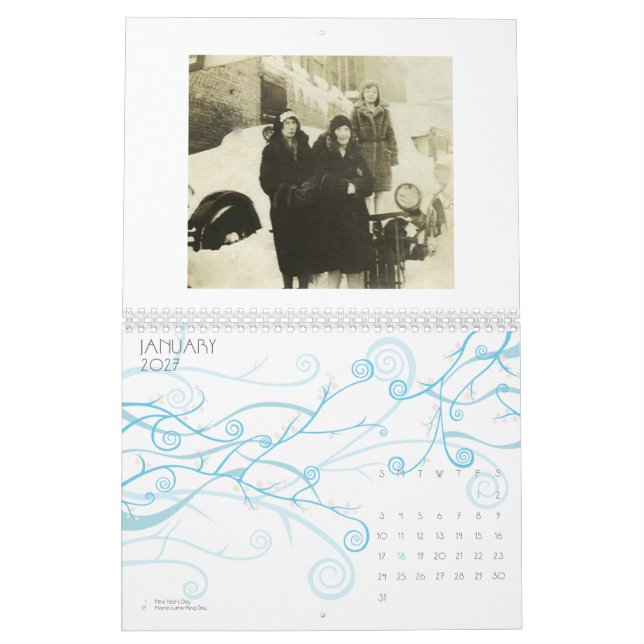 OLD PHOTOGRAPHS calendar (Jan 2027)