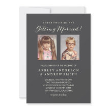 Old Photos Wedding Invitation