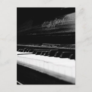 Old Piano Postcard