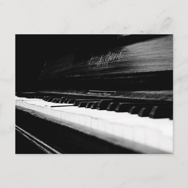 Old Piano Postcard (Front)