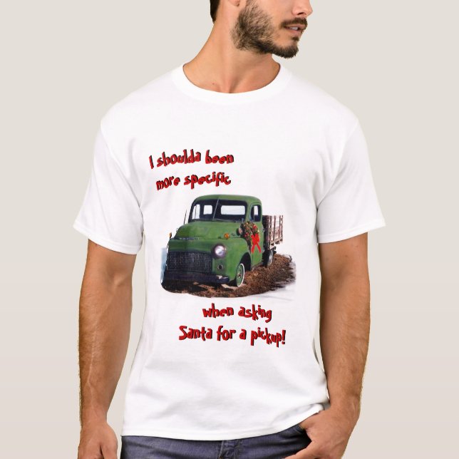 Old Pickup Truck Tee Shirt (Front)