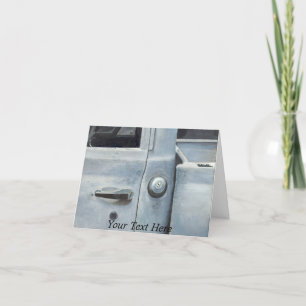 Old Pickup Truck Thank You Card