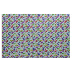 Old pickup trucks fabric