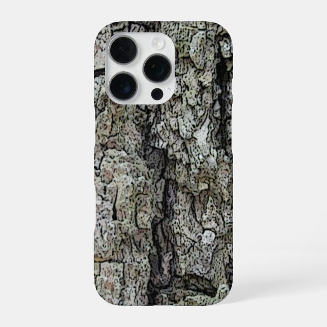 Old Pine Bark iPhone Case (Back)