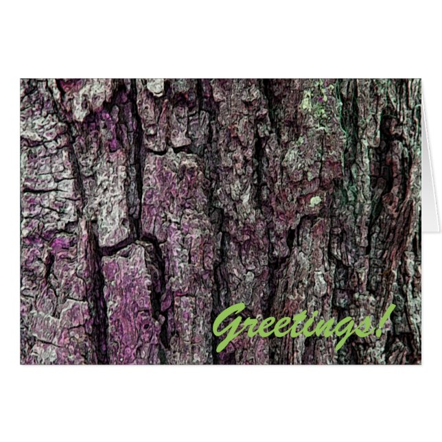 Old Pine Bark with Text (Front Horizontal)