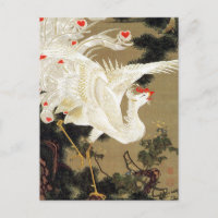 Old Pine Tree and White Phoenix by Ito Jakuchu
