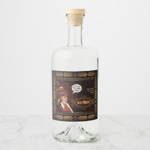 Old Pirate Rum Label