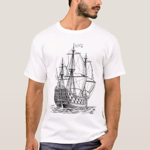 Old Pirate Ship T-Shirt