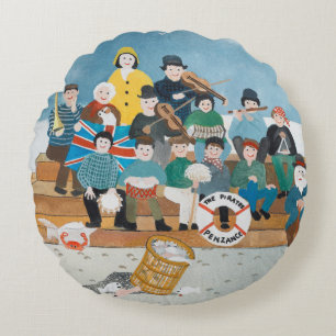 Old Pirates of Penzance Round Cushion