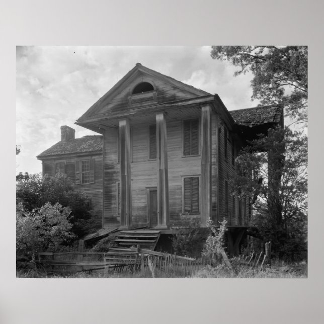 Old Plantation House Poster (Front)