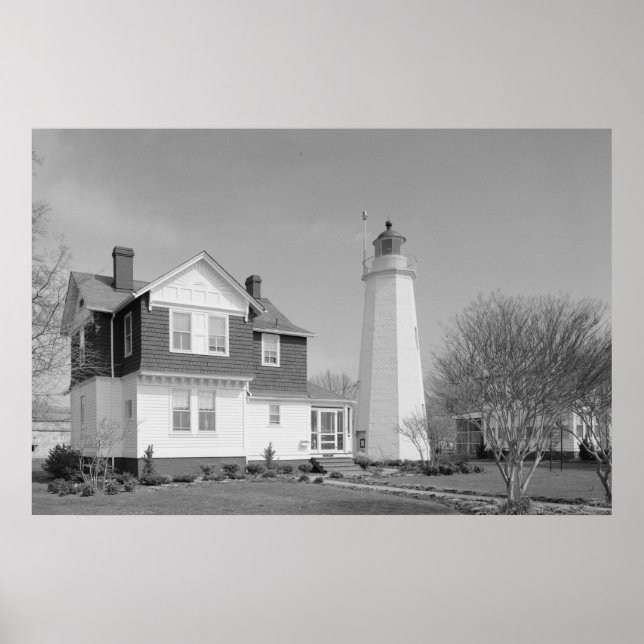 Old Point Comfort Lighthouse Poster (Front)