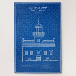 Old Point Loma Lighthouse - California – AD Jigsaw Puzzle