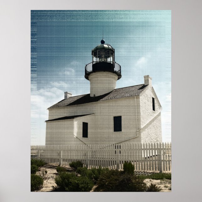 Old Point Loma Lighthouse Poster (Front)