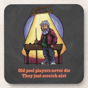 Old Pool players Coaster