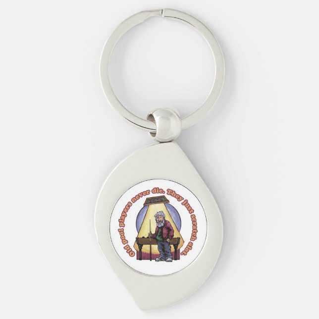 Old Pool Players Key Ring (Front)