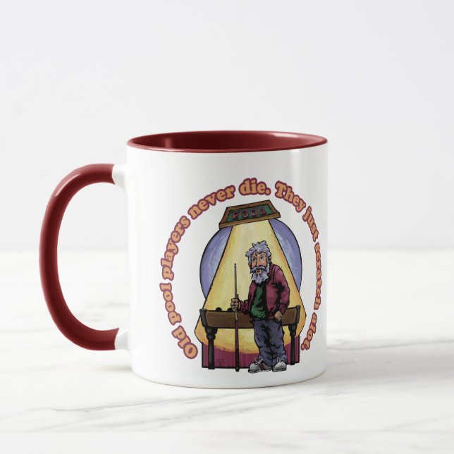 Old Pool Players Mug (Left)
