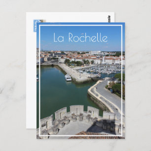 Old Port View La Rochelle Postcard