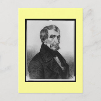 Old portrait, William Henry Harrison Postcard
