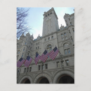 Old Post Office Pavilion & Tower Washington DC Postcard