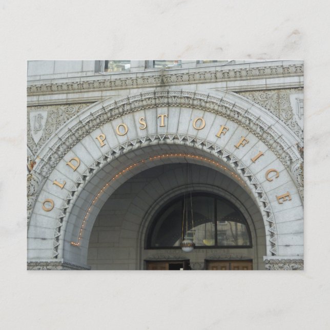 Old Post Office Pavilion Washington DC Postcard (Front)