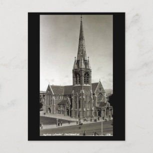 Old Postcard - Anglican Cathedral, Christchurch, N