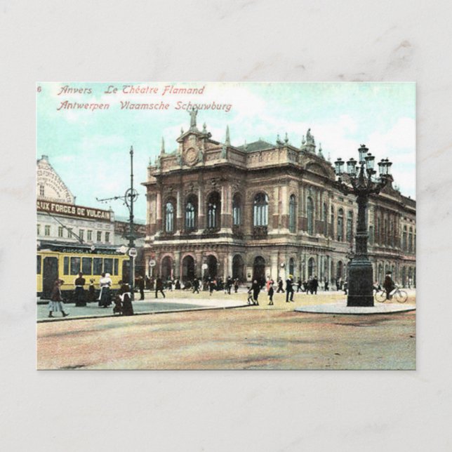 Old Postcard - Antwerp/Anvers, Belgium (Front)