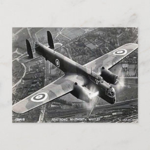 Old Postcard - Armstrong Whitworth "Whitley"