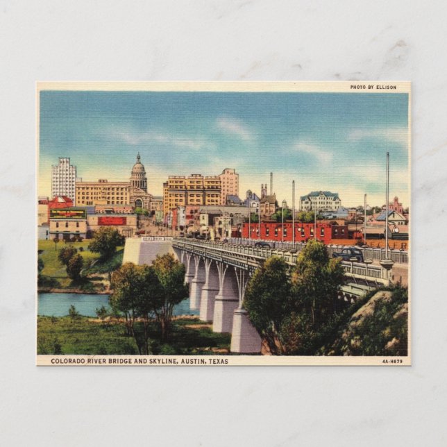 Old Postcard - Austin, Texas (Front)